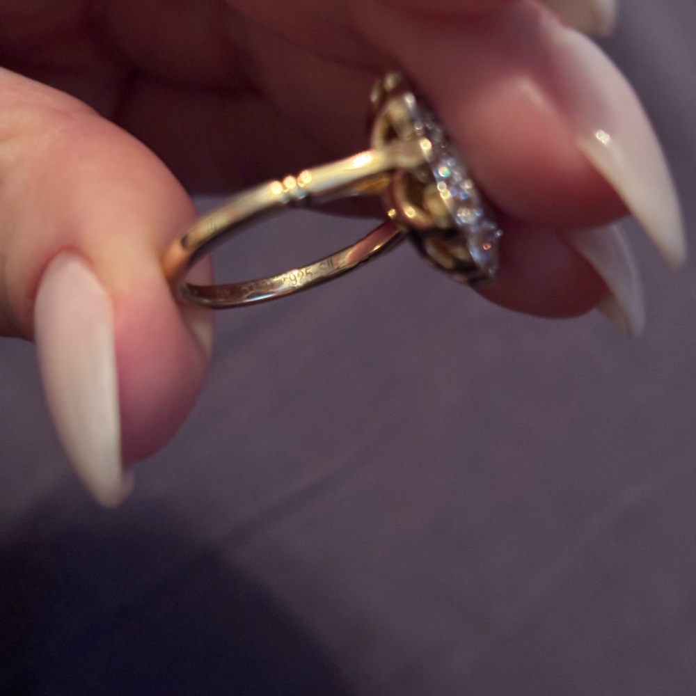 Lab created emerald ring - Picture 5 of 5